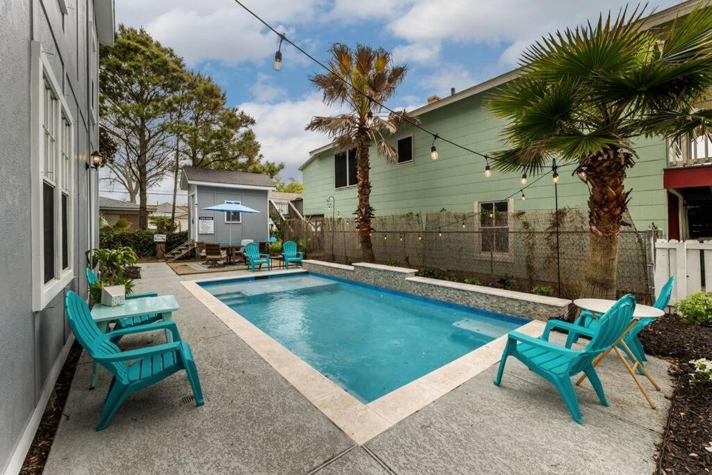 5/3 With A Heated Pool 2 Min From Beach, Updated Galveston Exteriör bild
