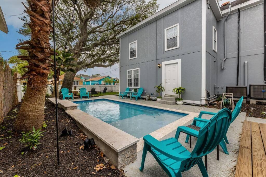 5/3 With A Heated Pool 2 Min From Beach, Updated Galveston Exteriör bild