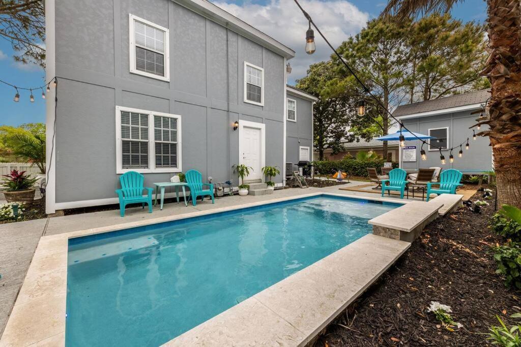 5/3 With A Heated Pool 2 Min From Beach, Updated Galveston Exteriör bild